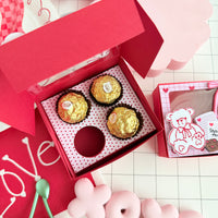 Box template for chocolates