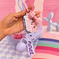 Personalized 3D Printed Name Keychain | Custom name keychain | Bag Charm