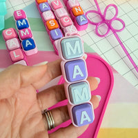 Personalized Clicker Name Keychain