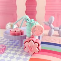 Lip balm keychain holder