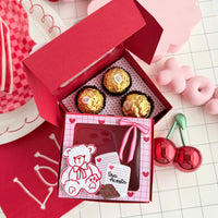 Box template for chocolates