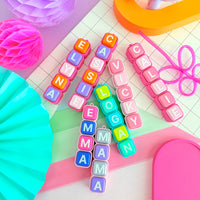 Personalized Clicker Name Keychain