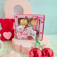 Box template for chocolates