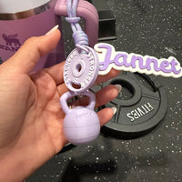 Personalized 3D Printed Name Keychain | Custom name keychain | Bag Charm