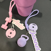 Personalized 3D Printed Name Keychain | Custom name keychain | Bag Charm