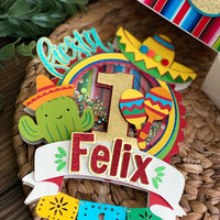 Fiesta cake topper