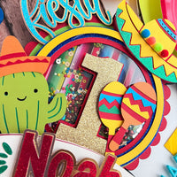 Fiesta cake topper