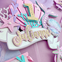 Mermaid cake topper