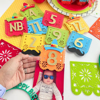 NB to 12 Months First Fiesta Photo Milestone Banner