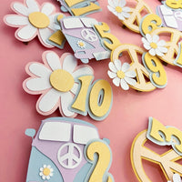 Groovy photo Banner, Groovy Milestone Banner