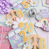 Groovy photo Banner, Groovy Milestone Banner