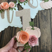 My little pumpkin party, fall pumpkin banner, pumpkin high chair banner, fall theme party, little pumpkin 1st birthday, one pumpkin-1