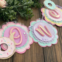 Custom theme high chair banner