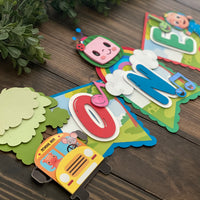 Custom theme high chair banner