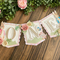 Custom theme high chair banner