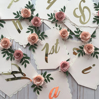 Boho floral banner, floral banner, boho floral garland, 1st birthday party, floral 1st birthday, floral baby shower, boho party decor-2