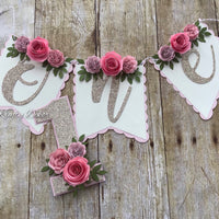 floral high chair banner, boho floral banner , floral party decor, floral banner, boho high chair banner, high chair banner,