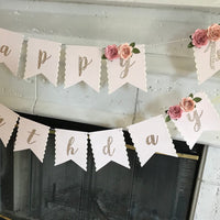 Pumpkin 1st birthday banner