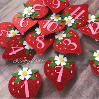 Strawberry Banner | Strawberry party decoration| Strawberry birthday | sweet one banner | strawberry party |berry sweet banner