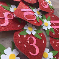 Strawberry Banner | Strawberry party decoration| Strawberry birthday | sweet one banner | strawberry party |berry sweet banner