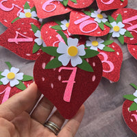 Strawberry Banner | Strawberry party decoration| Strawberry birthday | sweet one banner | strawberry party |berry sweet banner