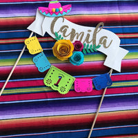 Fiesta cake topper, cinco de mayo decor, fiesta party, coco cake topper