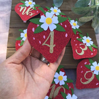 Strawberry Banner | Strawberry party decoration| Strawberry birthday | sweet one banner | strawberry party |berry sweet banner
