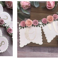 Floral high chair banner, floral party package, floral banner, boho high chair banner, high chair banner, floral party decor, floral 1st bir