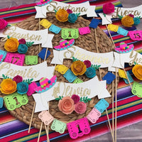 Fiesta cake topper, cinco de mayo decor, fiesta party, coco cake topper
