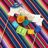 Fiesta cake topper, cinco de mayo decor, fiesta party, coco cake topper