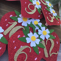 Strawberry Banner | Strawberry party decoration| Strawberry birthday | sweet one banner | strawberry party |berry sweet banner