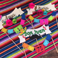 Fiesta cake topper, cinco de mayo decor, fiesta party, coco cake topper