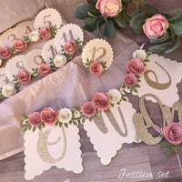 Floral high chair banner, floral party package, floral banner, boho high chair banner, high chair banner, floral party decor, floral 1st bir