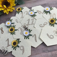Bee High chair banner, sunflower garland, highchair banner, first birthday, sunflower theme-1