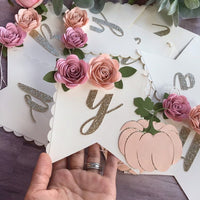 Pumpkin high chair banner, my little pumpkin theme, fall high chair banner, fall first birthday party