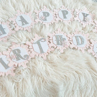 Winter Onederland banner, snowflake banner, winter birthday decor, onederland banner, 1st birthday banner-2