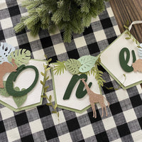 Jungle Safari high chair banner, safari 1st birthday, safari high chair banner, one high chair banner, safari birthday decor-1