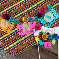 Coco inspired high chair banner | fiesta birthday party | fiesta party | fiesta high chair banner |