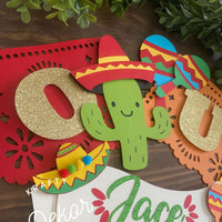 First fiesta banner | fiesta birthday party | fiesta party | fiesta high chair banner |fiesta party package