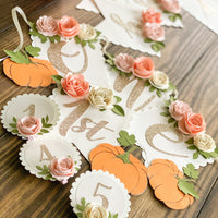 My little pumpkin party, fall pumpkin banner, pumpkin high chair banner, fall theme party, little pumpkin 1st birthday, one pumpkin