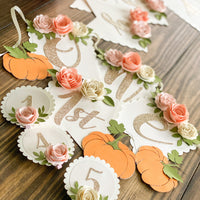 My little pumpkin party, fall pumpkin banner, pumpkin high chair banner, fall theme party, little pumpkin 1st birthday, one pumpkin-1