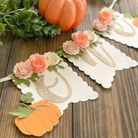 My little pumpkin party, fall pumpkin banner, pumpkin high chair banner, fall theme party, little pumpkin 1st birthday, one pumpkin