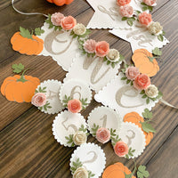 My little pumpkin party, fall pumpkin banner, pumpkin high chair banner, fall theme party, little pumpkin 1st birthday, one pumpkin