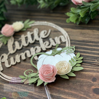 Little pumpkin cake topper, A Little pumpkin is on her way cake topper, little pumpkin baby shower cake topper, fall baby shower