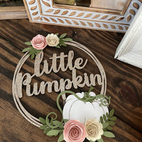 Little pumpkin cake topper, A Little pumpkin is on her way cake topper, little pumpkin baby shower cake topper, fall baby shower