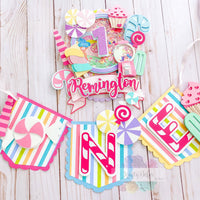 Candyland First Birthday, Candyland shaker cake topper, candy land cake topper, candy land party, candy land birthday, candy theme party