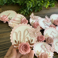 Butterfly theme party package, butterfly floral banner, 1st birthday butterfly theme, butterfly cake topper, butterfly decor