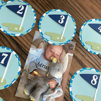 Golf 1st birthday Party, Hole in one party, hole in one cake topper