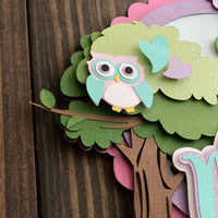 Owl cake topper