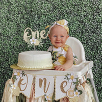 Lemonade high chair banner, lemonade party,lemonade first birthday high chair banner, lemon party,lemonade cake smash cake,lemon cake topper